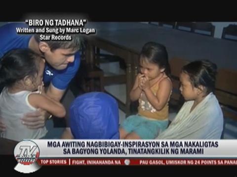 Marc Logan reports: Songs aim to uplift typhoon survivors