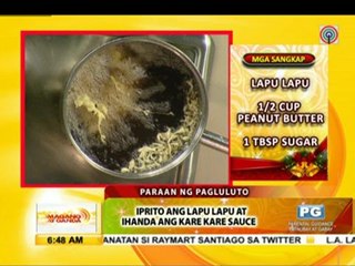 fried lapu-lapu in kare-kar