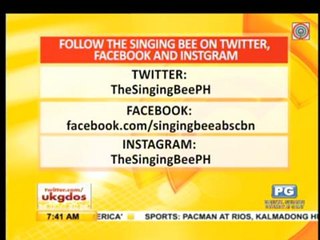 Songbees of 'The Singing Bee' perform live on 'UKG'