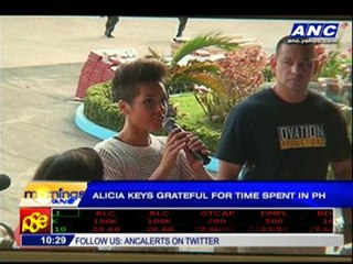 Alicia Keys grateful for time spent in PH