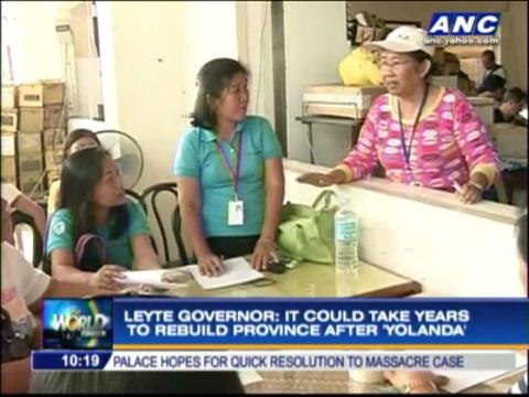 Leyte gov to Warays: Return home, help rebuild province