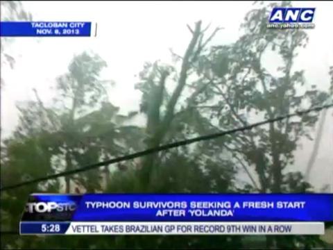 Typhoon survivors recall disaster