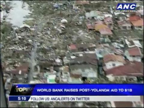 World Bank loans P1B to typhoon-hit Philippines