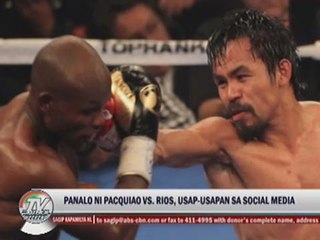 Rosary-less Paquiao creates buzz on social media