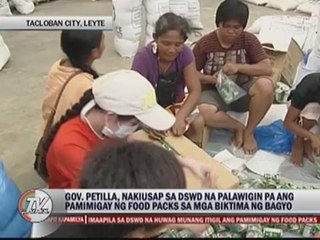 Leyte asks DSWD to extend relief operations