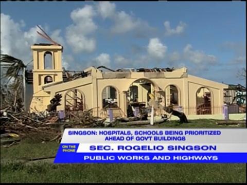 DPWH to distribute construction materials in Yolanda-hit areas