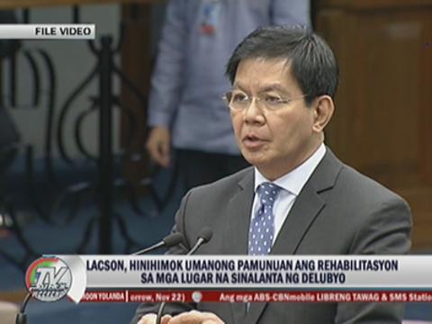 Did PNoy ask Lacson to lead ‘Yolanda’ rehab efforts?