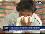 Tacloban library turns into an evacuation center