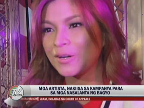 Celebrities call for 'heroes' to help typhoon victims