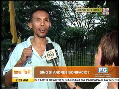 Pulso ng Masa- Sino si Andres Bonifacio.