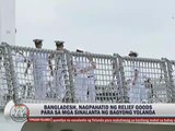 Bangladesh ship arrives to aid typhoon survivors