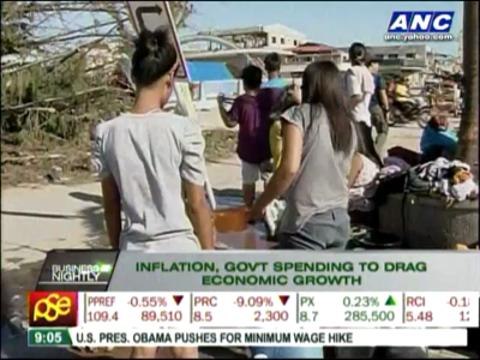 Inflation, gov't spending to drag economic growth