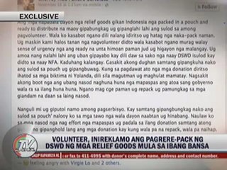 EXCL: DSWD's repacking of int'l relief goods hit, defended