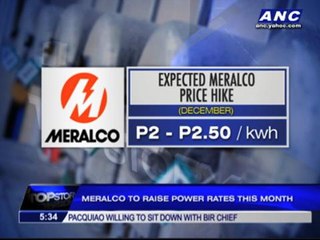 Why Meralco is raising power rates this month