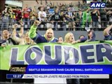 Seattle Seahawks fans cause small earthquake