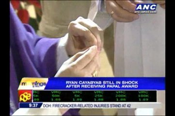'Shocked' Cayabyab receives Papal Award