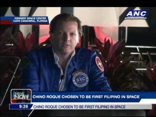Chino Roque, first Pinoy to fly into space in 2015