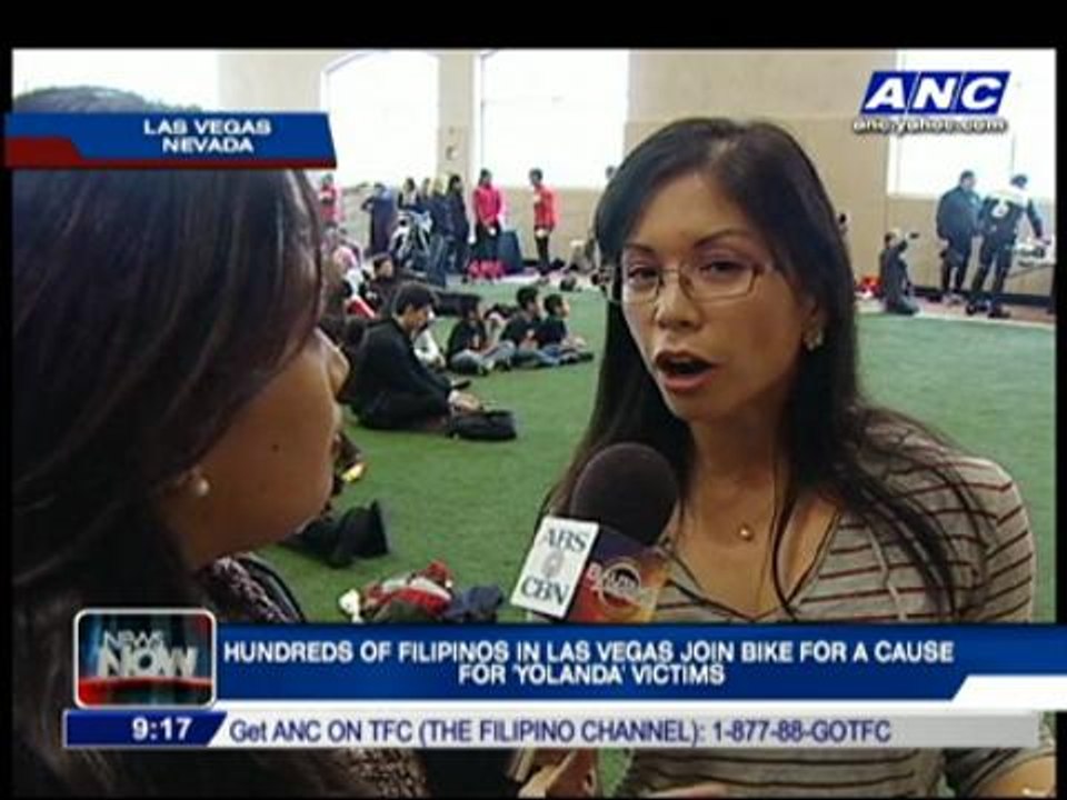 Fil-Ams join bike for a cause for Yolanda survi...
