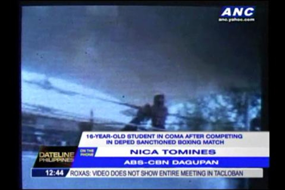 WATCH- Student comatose after DepEd boxing match