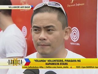 Star Magic artists cheer up 'Yolanda' survivors