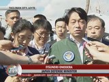 Japanese defense minister visits typhoon victims