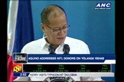 PNoy assures all Yolanda donations will be used efficiently