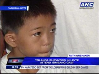 Download Video: 'Yolanda' survivors' faith unshaken