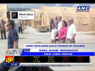 Kerry now in Tacloban