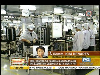 Punto por Punto: BIR, kontra sa panukalang itaas ang tax exemption ceiling sa 13th month pay