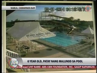 CCTV captures drowning 6-year-old in pool accident