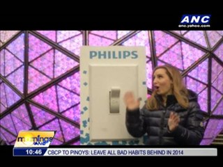 New York unveils hi-tech New Year's ball