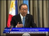 UN chief urges int'l community to speed up financial aid