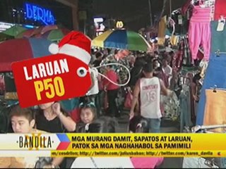 Christmas shoppers rush to Divisoria