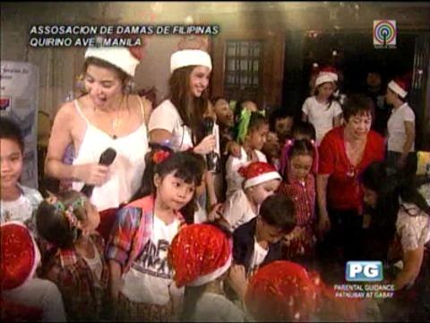 Anne, Coleen visit orphans for Christmas