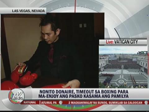 Donaire enjoys Christmas with family in Vegas