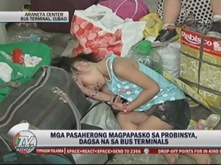 Bus terminals, airports packed for Christmas exodus