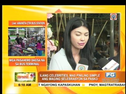 Celebs gear up for 'simple' Christmas celebration