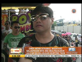 Direk Wenn gives message of hope to calamity victims