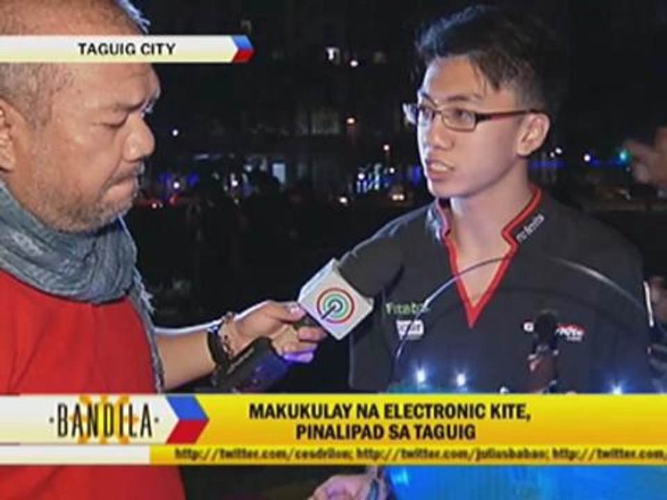 High-tech kites fly in Taguig