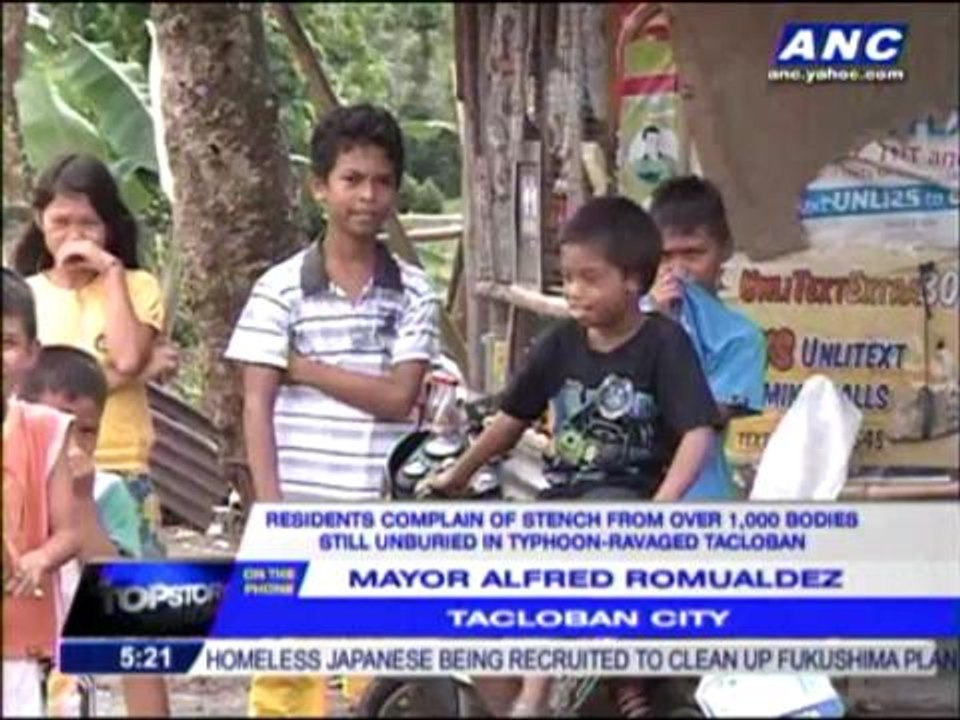 NBI needs help on rotting bodies in Tacloban