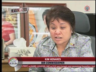 Henares give 85% grade to BIR