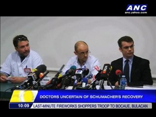 Doctors uncertain of Schumacher's recovery