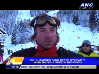 Schumacher fans wish racer a speedy recovery