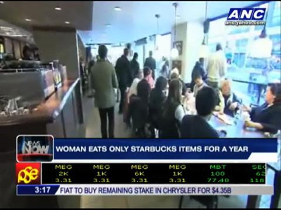 Woman eats only Starbucks items for a year