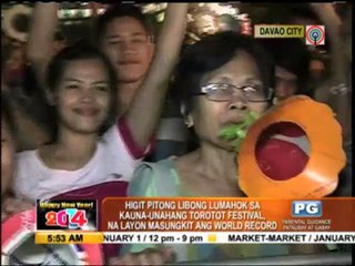 Did Davao's Torotot festival break Guinness world record?