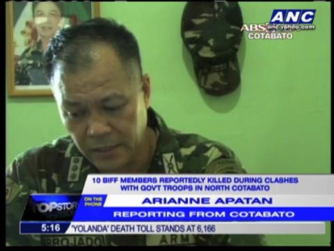 10 BIFF members killed, Umbra Kato's nephew hurt: military