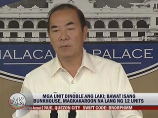 Singson to quit if 'Yolanda' bunkhouses overpriced