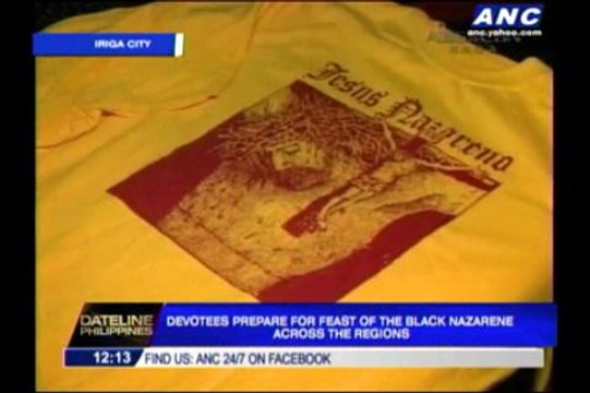 Devotees prepare for Black Nazarene feast across the regions