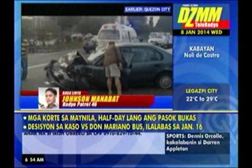 Customs officer killed, 2 hurt in QC road mishap