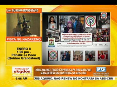 Netizens praise Kris Aquino for staying as Kapamilya